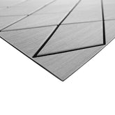 SeaDek 56411-80066 40" x 80" 6mm Two Color Diamond Full Sheet - Brushed Texture - Storm Grey/Black (1016mm x 2032mm x 6mm)